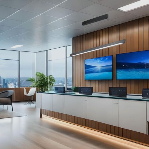 Κρεμαστό Γραμμικό Φωτιστικό LED 36W Χρυσό CCT Γκρι Ματ με Οπάλ Διαχύτη V-TAC – 23343VT