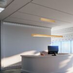 Κρεμαστό Γραμμικό Φωτιστικό LED 36W Χρυσό CCT Χρυσό με Οπάλ Διαχύτη V-TAC – 23345VT