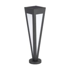 Φωτιστικό Δαπέδου Κήπου LED 2W 3000K Ηλιακό IP65 Μαύρου Χρώματος  V-TAC – 23350VT