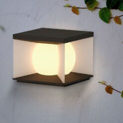 Ηλιακό Επιτοίχιο Φωτιστικό Βεράντας LED 3W 3000K IP65 Μαύρου Χρώματος V-TAC – 23351VT