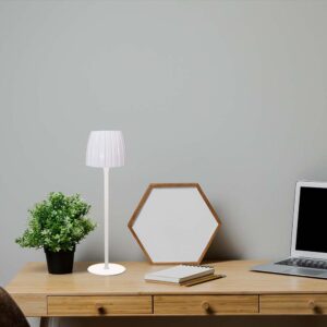 Επιτραπέζιο Επαναφορτιζόμενο Φωτιστικό LED 2.7W CCT Dimmable Λευκού Χρώματος V-TAC – 23355VT