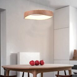 Κρεμαστό Φωτιστικό LED Designer 18W σε Απόχρωση Ξύλου D400 3000K V-TAC – 23363