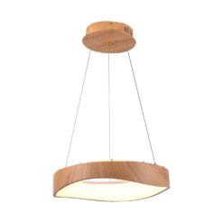 Κρεμαστό Φωτιστικό LED Designer 18W σε Απόχρωση Ξύλου D400 3000K V-TAC – 23363