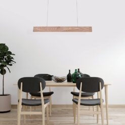 Κρεμαστό Φωτιστικό 24W LED σε Απόχρωση Ξύλου 90cm 3000K V-TAC – 23365