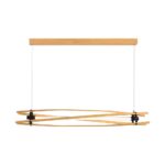 LED Designer 15W Κρεμαστό Φωτιστικό Ράγα σε Απόχρωση Λευκό+Ξύλο 3000K V-TAC – 23368