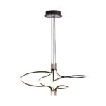 Κρεμαστό Φωτιστικό LED Designer 30W με Χρυσό+Μαύρο σώμα  3000K V-TAC – 23370
