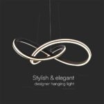 Κρεμαστό Φωτιστικό LED Designer 40W Μαύρο+Λευκό Σώμα CCT D600 V-TAC – 23373