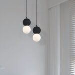 Κρεμαστό Φωτιστικό Designer Μαύρο + Λευκό Σώμα Body 1xG9 V-TAC – 23377