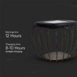 Ηλιακό Φορητό Πορτατίφ LED Γκρί Σώμα 3000K+6000K V-TAC – 23384