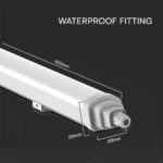 LED Αδιάβροχο IP65 Φωτστικό Samsung Chip 600mm 18W 4000K 2160lm Quick Connection  V-TAC – 23391
