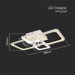 Φωτιστικό Οροφής LED 70W 3IN1 Dimmable Με Τηλεχειριστήριο Λευκού Χρώματος V-TAC – 23395VT