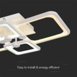Φωτιστικό Οροφής LED 70W 3IN1 Dimmable Με Τηλεχειριστήριο Λευκού Χρώματος V-TAC – 23395VT