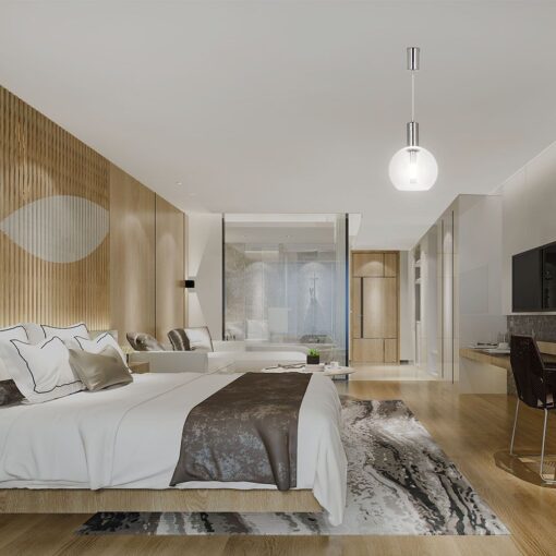 Κρεμαστό Φωτιστικό LED 5W 3000K Χρώμιο V-TAC – 23409VT