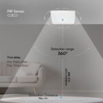 Φωτιστικό Οροφής LED 12W 3IN1 SAMSUNG CHIP Με Ανιχνευτή Κίνησης Λευκό V-TAC – 23419VT