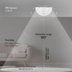 Επιτοίχιο Φωτιστικό LED 10W Με Ανιχνευτή Κίνησης SAMSUNG CHIP 3in1 IP54 Λευκό V-TAC – 23421VT
