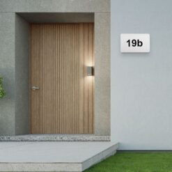 Φωτιστικό με Αρίθμηση Οδού LED 12W SAMSUNG 4000Κ IP65 Λευκό με Αισθητήρα Νύχτας/ΗμέραςV-TAC – 23422VT