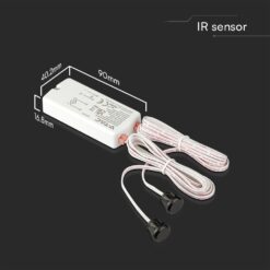 Αισθητήρας Υπερύθρων Πόρτας 5-6cm 200W 220V Λευκός V-TAC – 23428VT
