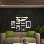 Κρεμαστό Φωτιστικό 12W LED με 1.5m Σχοινί Φ40 3000K Μαύρο Σώμα V-TAC – 23434