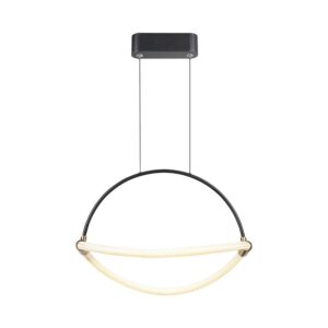 Κρεμαστό Φωτιστικό 12W LED με 1.5m Σχοινί Φ40 3000K Μαύρο Σώμα V-TAC – 23434