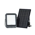 Προβολέας LED 10W 4000K με Ηλιακό Πάνελ με Μπαταρία IP65 Μαύρου Χρώματος V-TAC – 23438VT