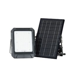 Προβολέας LED 10W 4000K με Ηλιακό Πάνελ με Μπαταρία IP65 Μαύρου Χρώματος V-TAC – 23438VT