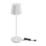 Επαναφορτιζόμενο Πορτατιφ LED 1.5W Dimmable Αφής 3000Κ IP54 Λευκό με Βάση Φόρτισης V-TAC – 23445
