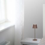 Επαναφορτιζόμενο Πορτατιφ LED 1.5W Dimmable Αφής 3000Κ IP54 Corten απόχρωση Σκουριάς με Βάση Φόρτισης V-TAC – 23446