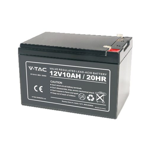 Μπαταρία 10Ah 12V Μολύβδου-Οξέος T2 151x98x101mm V-TAC – 23452