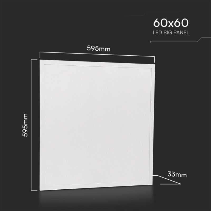 LED Πάνελ Τετράγωνο Χωνευτό 60X60cm 25W V-TAC 120° 4500lm Φυσικό Λευκό 4000K – 23393