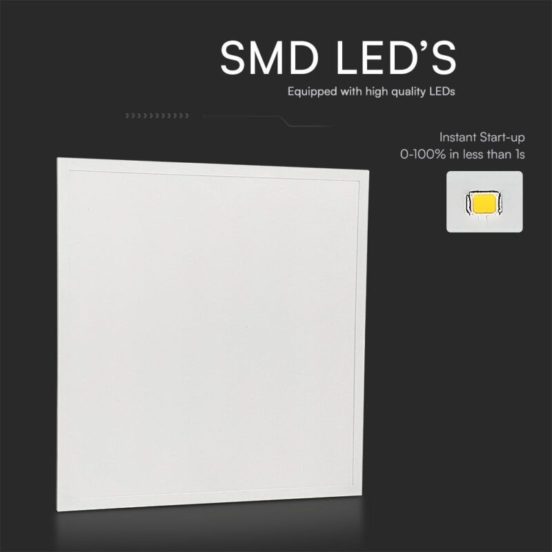 LED Πάνελ Τετράγωνο Χωνευτό 60X60cm 25W V-TAC 120° 4500lm Φυσικό Λευκό 4000K – 23393