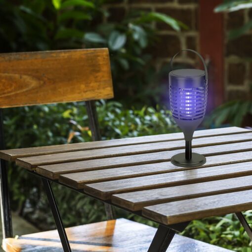Ηλιακή Εντομοπαγίδα LED Επαναφορτιζόμενη με 3in1 Βάση V-TAC – 23459VT