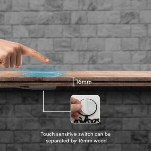 Κρυφός Διακόπτης-Dimmer Αφής Για LED Ταινίες 12-24V Μαύρος V-TAC – 23466VT