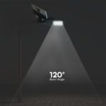 50W Ηλιακό Υβριδικό Φωτιστικό Δρόμου Μαύρο LED 4000K IP65 V-TAC – 23578