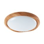 Πλαφονιέρα Κυκλική LED Designer με Τηλεχειριστήριο CCT 30W/60W Dimmable Απόχρωση Ξύλου V-TAC – 23586