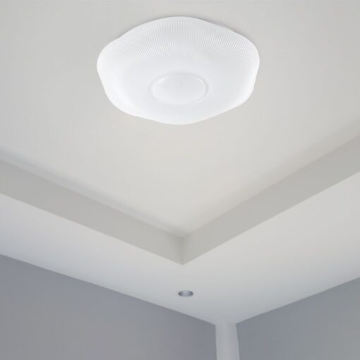 Πλαφονιέρα Κυκλική LED Designer με Τηλεχειριστήριο CCT 20W/40W Dimmable Λευκή V-TAC – 23587