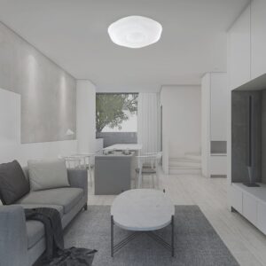 Πλαφονιέρα LED Designer 30W/60W Λευκή με Τηλεχειριστήριο Dimmable CCT V-TAC – 23588