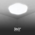 Πλαφονιέρα LED Designer 30W/60W Λευκή με Τηλεχειριστήριο Dimmable CCT V-TAC – 23588