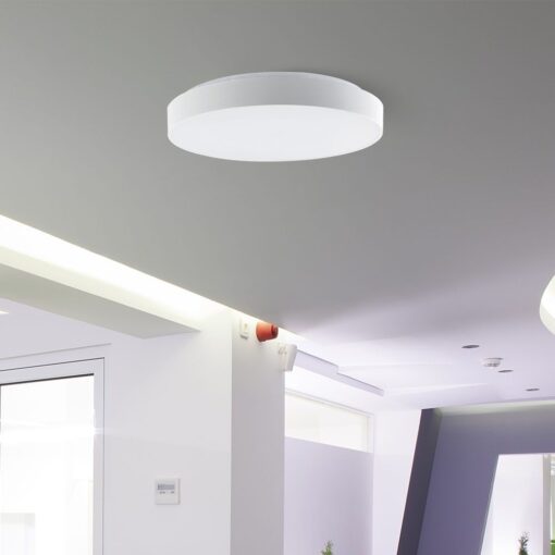Πλαφονιέρα LED Designer 20W/40W Λευκή με Τηλεχειριστήριο Dimmable CCT V-TAC – 23589