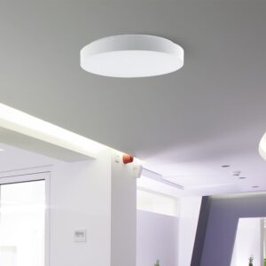 Πλαφονιέρα LED Designer 30W/60W Λευκή με Τηλεχειριστήριο Dimmable CCT V-TAC – 23590