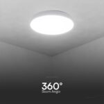 Πλαφονιέρα Κυκλική LED Designer με Τηλεχειριστήριο CCT 20W/40W Dimmable Λευκή V-TAC – 23591