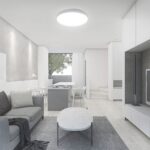 Πλαφονιέρα LED Designer 30W/60W Λευκή με Τηλεχειριστήριο Dimmable CCT V-TAC – 23592