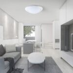 Πλαφονιέρα LED Designer 20W/40W Λευκή με Τηλεχειριστήριο Dimmable CCT V-TAC – 23593