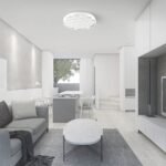 Πλαφονιέρα LED Designer 30W/60W Λευκή με Κυψέλες με Τηλεχειριστήριο Dimmable CCT V-TAC – 23595