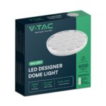Πλαφονιέρα LED Designer 30W/60W Λευκή με Κυψέλες με Τηλεχειριστήριο Dimmable CCT V-TAC – 23595