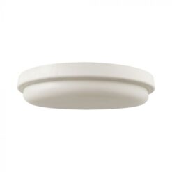 Πλαφονιέρα Οροφής Στρογγυλή Φ240 Λευκή LED 24W 2500lm 3000K IP54 VTAC – 23596