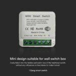 Wi-FI Mini Smart Διακόπτης Μονός V-TAC – 23604VT