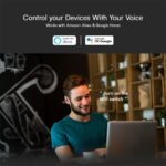 Wi-FI Mini Smart Διακόπτης Διπλός V-TAC – 23605VT