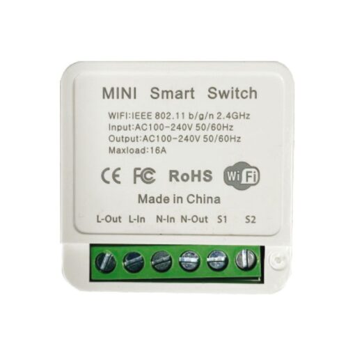 Wi-FI Mini Smart Διακόπτης Διπλός V-TAC – 23605VT
