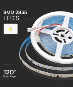 Digital Running LED Ταινία 10W V-TAC  Dimmable 24V 800lm/m Θερμό 3000K 10 Μέτρα – 23607VT