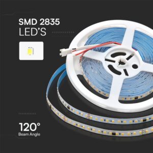 Digital Running LED Ταινία 10W V-TAC  Dimmable 24V 800lm/m Θερμό 3000K 10 Μέτρα – 23607VT